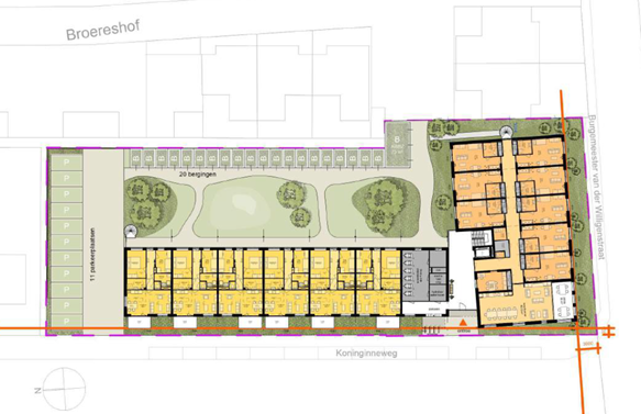 Plattegrond nieuwbouw